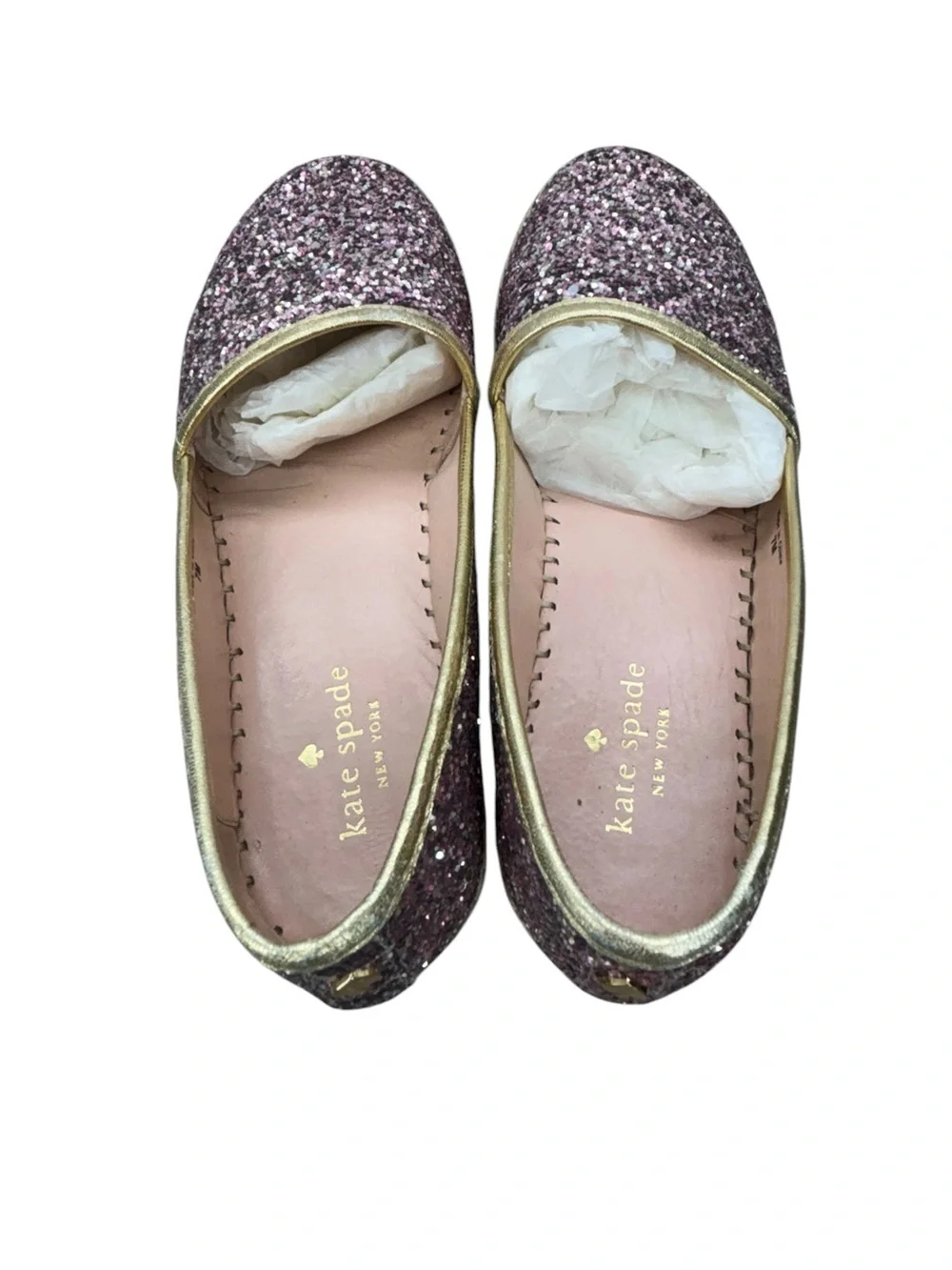 kate spade Pink Glitter Espadrille Slip-Ons